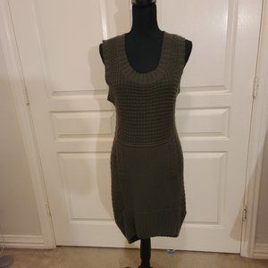 BCBG Maxazria Sleeveless Cable Knit Sweater Dress